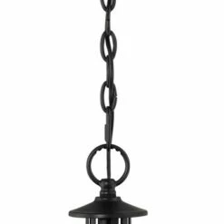 Coupon 🎉 Franklin Iron Works Modern Outdoor Hanging Light Matte Black 13 3/4" Clear Seedy Glass Exterior House Porch Patio Outside Deck ⌛ -Outdoor Lighting Store unnamed file 2324