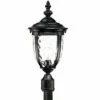 Best reviews of 🛒 John Timberland Traditional Outdoor Post Light with Flat Base Pole Texturized Black 99 3/4" Clear 🔨 Hammered Glass for Garden Yard 💯 -Outdoor Lighting Store unnamed file 2373
