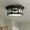 Hot Sale ✔️ John Timberland Outdoor Ceiling Light Fixture Black 12" Seedy Glass for Exterior House Porch 👍 -Outdoor Lighting Store unnamed file 238