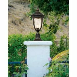 Deals 👍 John Timberland Post Light Veranda Bronze 21" 🔨 Hammered Glass for Deck Porch Yard Patio 👍 -Outdoor Lighting Store unnamed file 2384