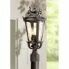 Best Pirce 💯 John Timberland Traditional Outdoor Post Light Veranda Bronze Ornate Scroll 20 1/2" Champagne 🔨 Hammered Glass for Exterior Yard ⌛ -Outdoor Lighting Store unnamed file 2385