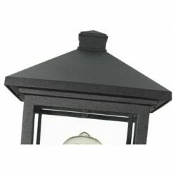 Best deal ⭐ 1 Light Outdoor Post Mount Sconce Black - Aurora Lighting 🎉 -Outdoor Lighting Store unnamed file 2399