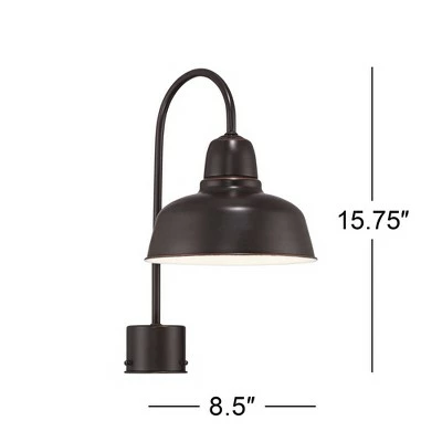 Buy ๐ John Timberland Industrial Outdoor Post Light Fixture Urban Barn Farmhouse Oil Rubbed Bronze 15 3/4" for Exterior Garden Yard Patio Pathway ๐ 7 Buy ๐ John Timberland Industrial Outdoor Post Light Fixture Urban Barn Farmhouse Oil Rubbed Bronze 15 3/4" for Exterior Garden Yard Patio Pathway ๐ - Image 5