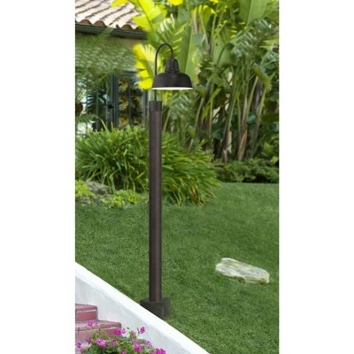 Buy ๐ John Timberland Industrial Outdoor Post Light Fixture Urban Barn Farmhouse Oil Rubbed Bronze 15 3/4" for Exterior Garden Yard Patio Pathway ๐ 8 Buy ๐ John Timberland Industrial Outdoor Post Light Fixture Urban Barn Farmhouse Oil Rubbed Bronze 15 3/4" for Exterior Garden Yard Patio Pathway ๐ - Image 6