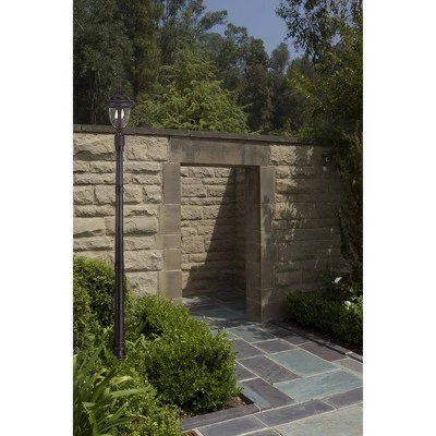 New ๐ John Timberland Traditional Outdoor Post Light Bronze Cast Aluminum 19 1/2" Seedy Glass for Exterior Garden Yard Driveway โญ 5 New ๐ John Timberland Traditional Outdoor Post Light Bronze Cast Aluminum 19 1/2" Seedy Glass for Exterior Garden Yard Driveway โญ - Image 3