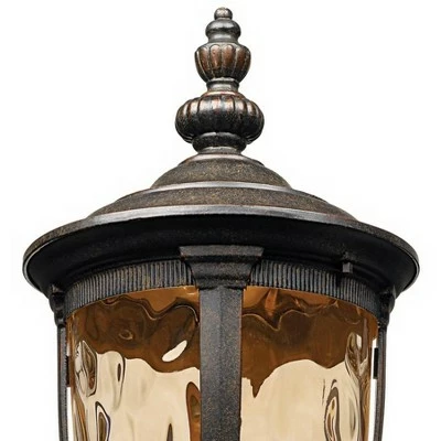 Deals โค๏ธ John Timberland Outdoor Post Light Fixture LED Veranda Bronze 37" Clear ๐จ Hammered Glass for Exterior House Porch Patio Garden Yard ๐ 4 Deals โค๏ธ John Timberland Outdoor Post Light Fixture LED Veranda Bronze 37" Clear ๐จ Hammered Glass for Exterior House Porch Patio Garden Yard ๐ - Image 2