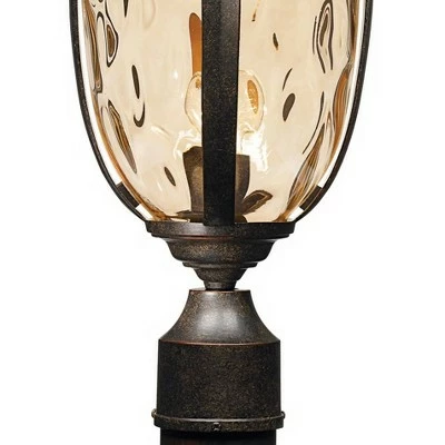 Deals โค๏ธ John Timberland Outdoor Post Light Fixture LED Veranda Bronze 37" Clear ๐จ Hammered Glass for Exterior House Porch Patio Garden Yard ๐ 5 Deals โค๏ธ John Timberland Outdoor Post Light Fixture LED Veranda Bronze 37" Clear ๐จ Hammered Glass for Exterior House Porch Patio Garden Yard ๐ - Image 3