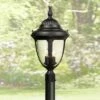 Buy 🧨 John Timberland Outdoor Post Light Fixture Black Colonial 24 1/2" Seeded Glass for Exterior Garden Yard Patio Driveway 👍 -Outdoor Lighting Store unnamed file 2425