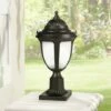 Coupon 😉 John Timberland Rustic Outdoor Post Light Pier Mount Fixture Black 16 3/4" Marbleized Glass for Exterior Garden Yard Porch Deck 🧨 -Outdoor Lighting Store unnamed file 2427
