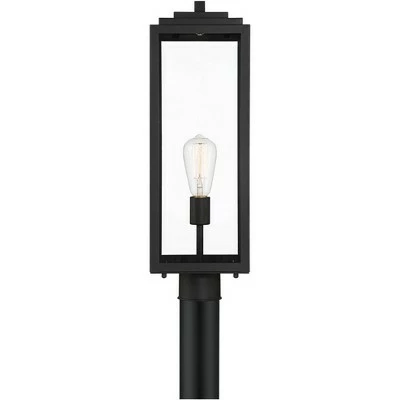 Discount ๐ John Timberland Modern Contemporary Outdoor Post Light Fixture Mystic Black 21 3/4" Clear Glass Exterior House Porch Patio Outside ๐ 7 Discount ๐ John Timberland Modern Contemporary Outdoor Post Light Fixture Mystic Black 21 3/4" Clear Glass Exterior House Porch Patio Outside ๐ - Image 5