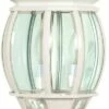 Coupon ✔️ 3 Light Outdoor Post Lantern with Beveled Glass Shade White - Aurora Lighting ⌛ -Outdoor Lighting Store unnamed file 2442