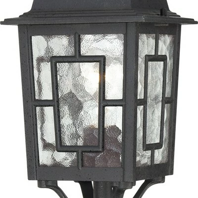 Discount ❤️ 1 Light Outdoor Textured Post Sconce Black - Aurora Lighting 🔔 4 Discount ❤️ 1 Light Outdoor Textured Post Sconce Black - Aurora Lighting 🔔 - Image 2