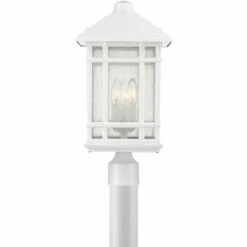 Wholesale 🎉 Kathy Ireland Sierra Craftsman 18"H White Outdoor Post Mount Light ❤️ -Outdoor Lighting Store unnamed file 2455