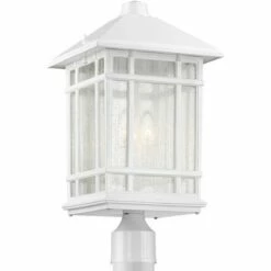 Wholesale 🎉 Kathy Ireland Sierra Craftsman 18"H White Outdoor Post Mount Light ❤️ -Outdoor Lighting Store unnamed file 2456
