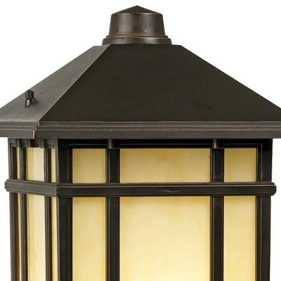 New ๐งจ Kathy Ireland Jardin du Jour 18" High Mission Hills Outdoor Post Light ๐ 4 New ๐งจ Kathy Ireland Jardin du Jour 18" High Mission Hills Outdoor Post Light ๐ - Image 2