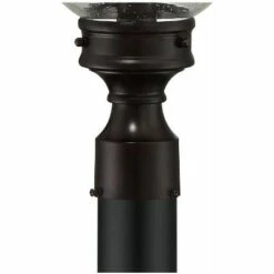 Buy 🔥 Franklin Iron Works Outdoor Post Light Fixture LED Dimmable Bronze 23" Clear Seedy Glass for Exterior Garden Yard Driveway 👏 -Outdoor Lighting Store unnamed file 2484