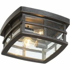 Top 10 🤩 John Timberland Mission Outdoor Ceiling Light Fixture Oil Rubbed Bronze 12" Clear Seedy Glass for Exterior House Porch Patio Deck 👏 -Outdoor Lighting Store unnamed file 249