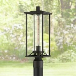 Cheap ⌛ Minka Lavery Trescott 20" High Black Outdoor Post Light 🧨