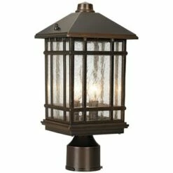 Deals 🎉 Kathy Ireland J du J Sierra Craftsman 14" High Outdoor Post Mount Light 🎉 -Outdoor Lighting Store unnamed file 2522