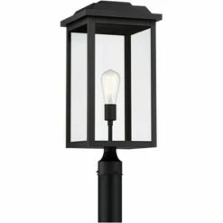 Best Sale 🤩 John Timberland Modern Outdoor Post Light Fixture Textured Black 22 1/2" Clear Glass for Exterior House Porch Patio Outside Deck 😉 8 Best Sale 🤩 John Timberland Modern Outdoor Post Light Fixture Textured Black 22 1/2" Clear Glass for Exterior House Porch Patio Outside Deck 😉 -Outdoor Lighting Store unnamed file 2537