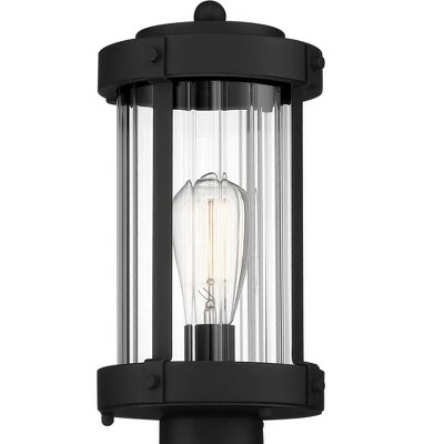 Best Pirce ⌛ John Timberland Modern Outdoor Post Light Fixture Textured Black Metal 15" Clear Glass for Exterior House Porch Patio Outside Deck 🔔 4 Best Pirce ⌛ John Timberland Modern Outdoor Post Light Fixture Textured Black Metal 15" Clear Glass for Exterior House Porch Patio Outside Deck 🔔 - Image 2