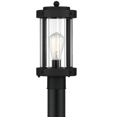 Best Pirce ⌛ John Timberland Modern Outdoor Post Light Fixture Textured Black Metal 15" Clear Glass for Exterior House Porch Patio Outside Deck 🔔 5 Best Pirce ⌛ John Timberland Modern Outdoor Post Light Fixture Textured Black Metal 15" Clear Glass for Exterior House Porch Patio Outside Deck 🔔 - Image 3