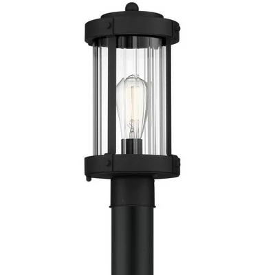 Best Pirce ⌛ John Timberland Modern Outdoor Post Light Fixture Textured Black Metal 15" Clear Glass for Exterior House Porch Patio Outside Deck 🔔 6 Best Pirce ⌛ John Timberland Modern Outdoor Post Light Fixture Textured Black Metal 15" Clear Glass for Exterior House Porch Patio Outside Deck 🔔 - Image 4
