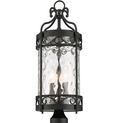 Coupon 🎁 John Timberland European Style Outdoor Post Light Fixture Black Metal 23 1/4" Clear Glass for Exterior House Porch Patio Outside 🔔 4 Coupon 🎁 John Timberland European Style Outdoor Post Light Fixture Black Metal 23 1/4" Clear Glass for Exterior House Porch Patio Outside 🔔 - Image 2