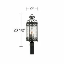 Coupon 🎁 John Timberland European Style Outdoor Post Light Fixture Black Metal 23 1/4" Clear Glass for Exterior House Porch Patio Outside 🔔 9 Coupon 🎁 John Timberland European Style Outdoor Post Light Fixture Black Metal 23 1/4" Clear Glass for Exterior House Porch Patio Outside 🔔 -Outdoor Lighting Store unnamed file 2548