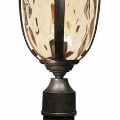 Best Sale 🎉 John Timberland Outdoor Post Light Fixture LED Veranda Bronze 33" Clear 🔨 Hammered Glass for Exterior House Porch Patio Garden Yard 🤩 -Outdoor Lighting Store unnamed file 2554