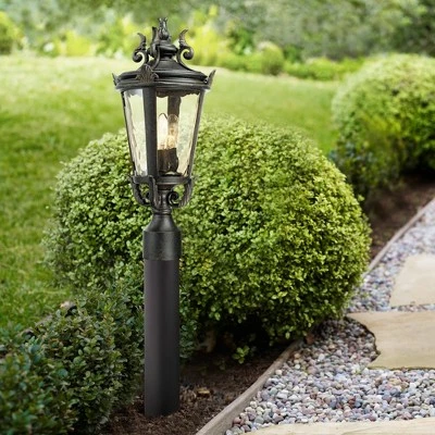 Cheapest โ John Timberland Traditional Outdoor Post Light Fixture LED Matte Black 32 1/2" Champagne ๐จ Hammered Glass House Patio Garden Yard ๐ฏ 3 Cheapest โ John Timberland Traditional Outdoor Post Light Fixture LED Matte Black 32 1/2" Champagne ๐จ Hammered Glass House Patio Garden Yard ๐ฏ