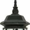 Deals 🤩 3 Light Outdoor Textured Post Lantern Black - Aurora Lighting 🎉 -Outdoor Lighting Store unnamed file 2579