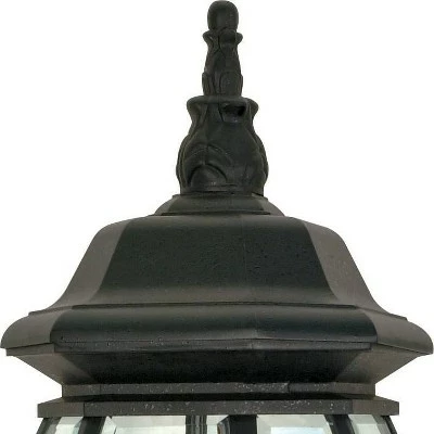 Deals ๐คฉ 3 Light Outdoor Textured Post Lantern Black - Aurora Lighting ๐ 3 Deals ๐คฉ 3 Light Outdoor Textured Post Lantern Black - Aurora Lighting ๐