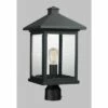 Outlet 🌟 1 Light Outdoor Post Mount Black - Aurora Lighting ❤️ 1 Outlet 🌟 1 Light Outdoor Post Mount Black - Aurora Lighting ❤️ -Outdoor Lighting Store unnamed file 2588