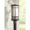 Best Pirce 🔥 Possini Euro Design Modern Outdoor Post Light Fixture Bronze Metal 19" Etched Glass Shade for Exterior House Porch Patio Outside 🔥 -Outdoor Lighting Store unnamed file 2595