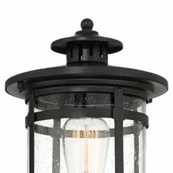 Outlet ❤️ Franklin Iron Works Modern Outdoor Post Light Matte Black 16 1/4" Clear Seedy Glass Exterior House Porch Patio Outside Deck Garage 😉 10 Outlet ❤️ Franklin Iron Works Modern Outdoor Post Light Matte Black 16 1/4" Clear Seedy Glass Exterior House Porch Patio Outside Deck Garage 😉 -Outdoor Lighting Store unnamed file 2607