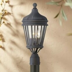 Cheapest ⭐ Minka Lavery Harrison 20" High Vintage Black Outdoor Post Light 😍