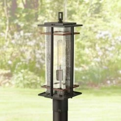 Wholesale ❤️ Minka Lavery San Marcos 20 1/2" High Black and Copper Outdoor Post Light 😍