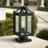 Best Sale 😉 Franklin Iron Works Rockford Collection 17 3/4" High Black Pier Mount Light 😀 -Outdoor Lighting Store unnamed file 2640