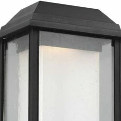Promo 🎁 Feiss McHenry 16 3/4" High Black LED Outdoor Post Light 👍