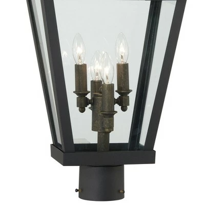 Budget ๐ฏ Minka Lavery Chateau Grande 27 1/2" High Coal Outdoor Post Light โ 4 Budget ๐ฏ Minka Lavery Chateau Grande 27 1/2" High Coal Outdoor Post Light โ - Image 2