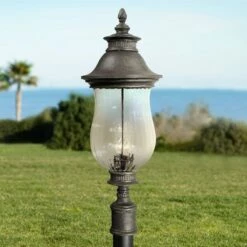 Hot Sale ๐ Minka Lavery Newport Collection 33" High Large Post Mount Light ๐