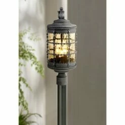 Cheapest ๐ Minka Lavery Mallorca 22 3/4" High Black Finish Outdoor Post Light โ