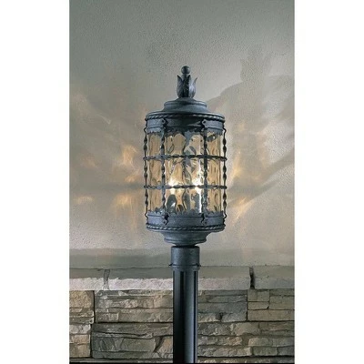 Cheapest 🔔 Minka Lavery Mallorca 22 3/4" High Black Finish Outdoor Post Light ⌛ 4 Cheapest 🔔 Minka Lavery Mallorca 22 3/4" High Black Finish Outdoor Post Light ⌛ - Image 3