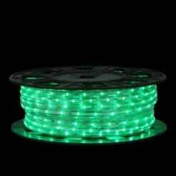 Brand new 😀 Northlight 100' Green and Clear Commercial LED Outdoor ❄ Christmas Linear Tape Lights ⭐