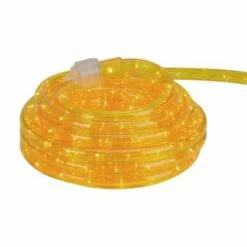New โค๏ธ Northlight Incandescent Flexible Outdoor ๐ Christmas Rope Lights Clear - 18' Gold ๐
