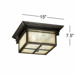 Cheapest ๐ Franklin Iron Works Mission Outdoor Ceiling Light Fixture Walnut Bronze 15" Frosted Cream Glass Damp Rated for Exterior House โ๏ธ 11 Cheapest ๐ Franklin Iron Works Mission Outdoor Ceiling Light Fixture Walnut Bronze 15" Frosted Cream Glass Damp Rated for Exterior House โ๏ธ -Outdoor Lighting Store unnamed file 277