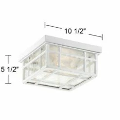 Brand new 🎁 Kathy Ireland Sierra Craftsman 10 1/2"W White Outdoor Ceiling Light 🥰 15 Brand new 🎁 Kathy Ireland Sierra Craftsman 10 1/2"W White Outdoor Ceiling Light 🥰 -Outdoor Lighting Store unnamed file 286