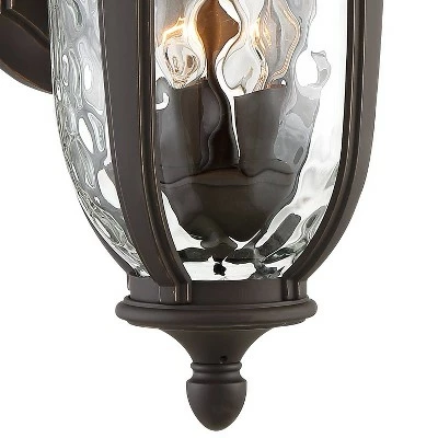 Top 10 ๐ John Timberland Traditional Outdoor Wall Light Fixture Bronze 22 1/4" Clear ๐จ Hammered Glass for Exterior House Porch Patio Deck โญ 5 Top 10 ๐ John Timberland Traditional Outdoor Wall Light Fixture Bronze 22 1/4" Clear ๐จ Hammered Glass for Exterior House Porch Patio Deck โญ - Image 3