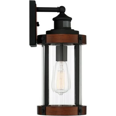 Discount โจ John Timberland Industrial Outdoor Wall Light Fixture Dark Wood Finish Black 15 1/2" Motion Sensor Clear Glass for Exterior House Porch ๐ 7 Discount โจ John Timberland Industrial Outdoor Wall Light Fixture Dark Wood Finish Black 15 1/2" Motion Sensor Clear Glass for Exterior House Porch ๐ - Image 5